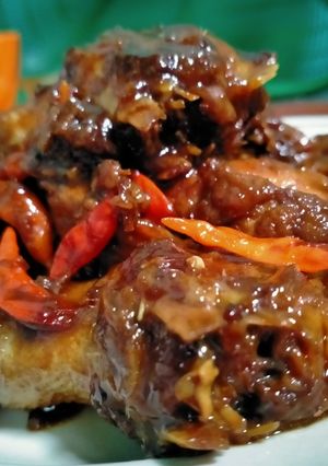 Foto resep Ayam kecap dan tahu maknyus