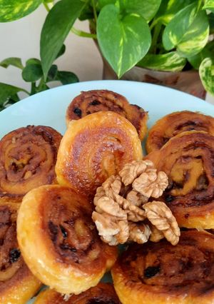 عکسی از دستور رول گاتای سیب