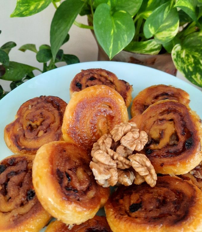 عکسی از دستور رول گاتای سیب