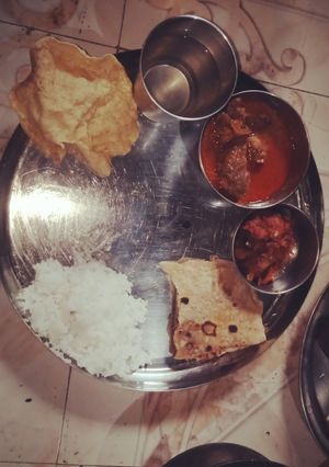 A picture of Non veg thali.