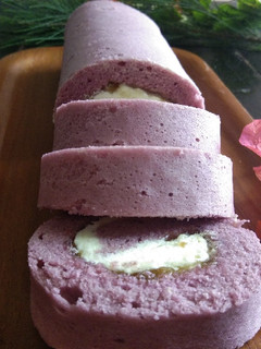 Foto resep Steamed Roll Cake (ekonomis, 1 telur, lembut)