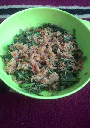 Foto resep Tumis genjer bumbu urap