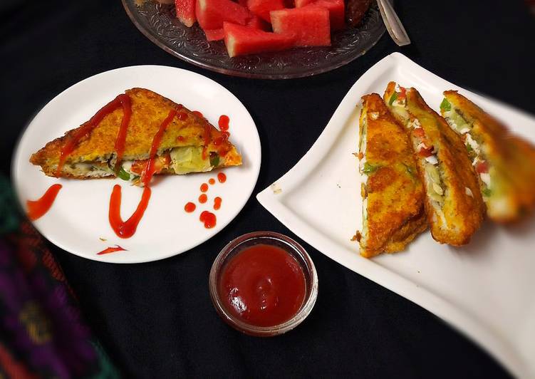 Egg Sandwich Bread Pakora