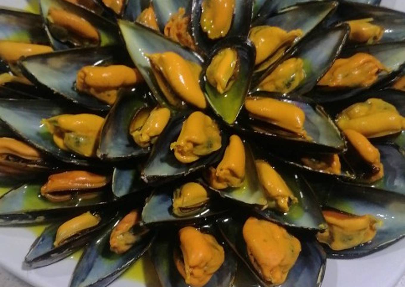 Mejillones al vapor