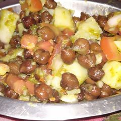 Chana chaat A picture of Chana chaat.