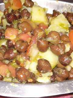 A picture of Chana chaat.