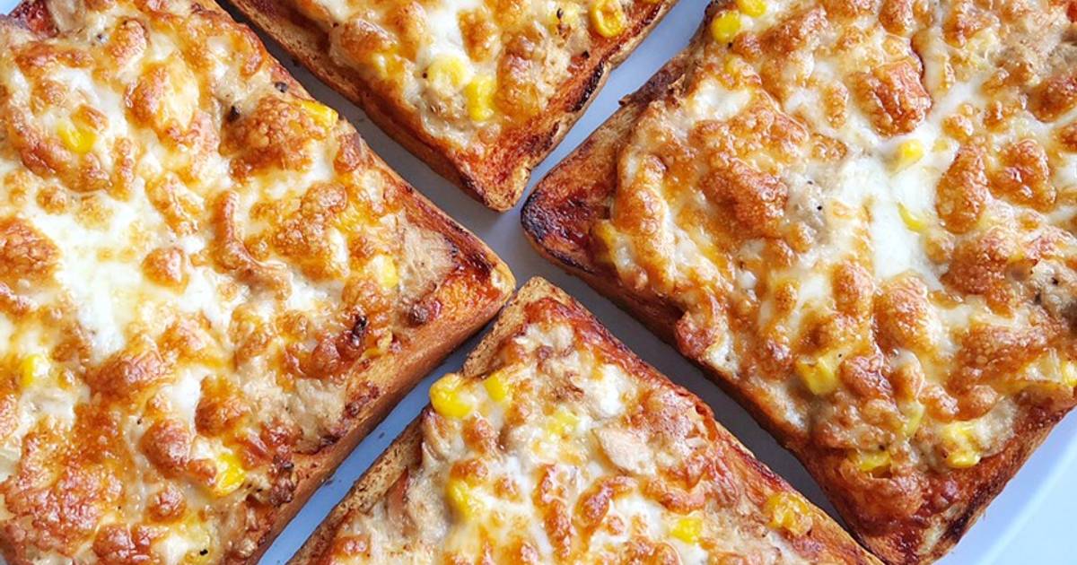 Resep Tuna Melt Bread ala2 Pizza Hut oleh Aqmarina Vaharani Cookpad