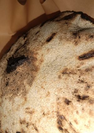 A picture of Bajra ki roti.