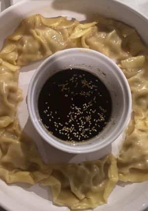 Una foto de Gyozas