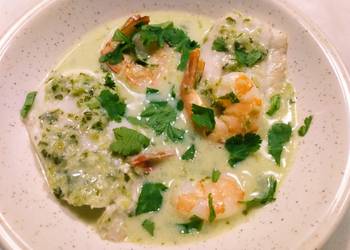 How To Prepare Recipe Seafood with homemade green curry Savory Delicious