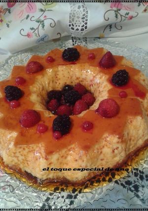 Foto principal de Flan con frutos rojos