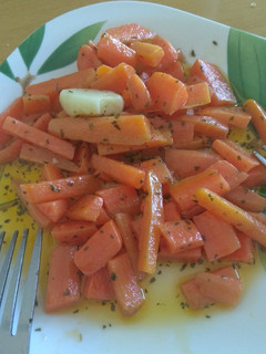 Una foto de Ensalada de zanahorias