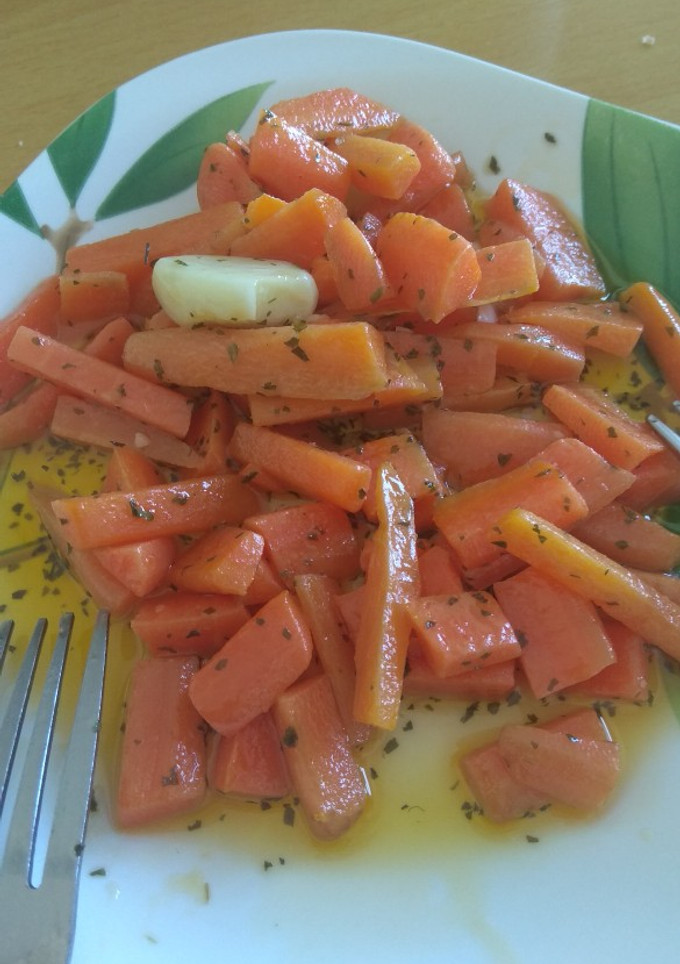 Una foto de Ensalada de zanahorias