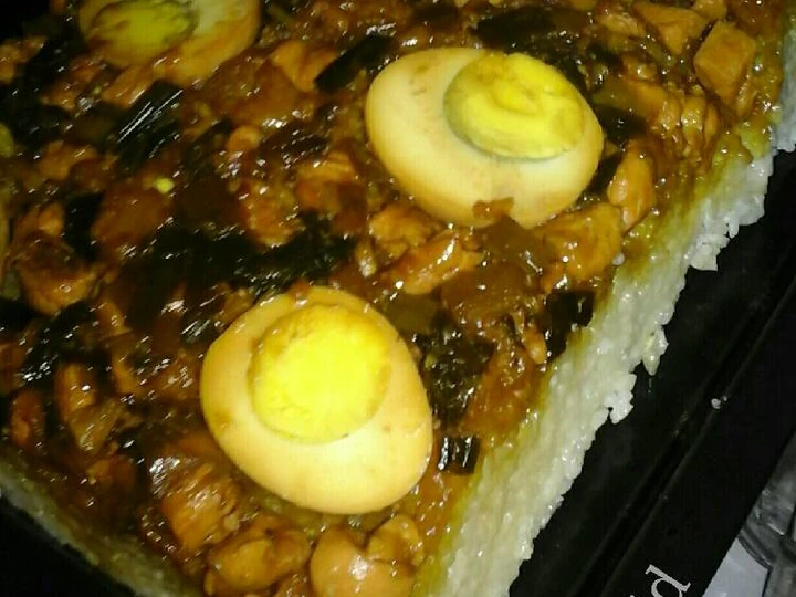 Cara Mudah Membikin Resep  Nasi tim ayam jumbo simple yang Enak, Lezat Sekali