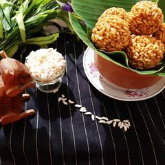 Murmura Ladoo A picture of Murmura Ladoo.