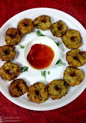 A picture of Bottle guard vada.