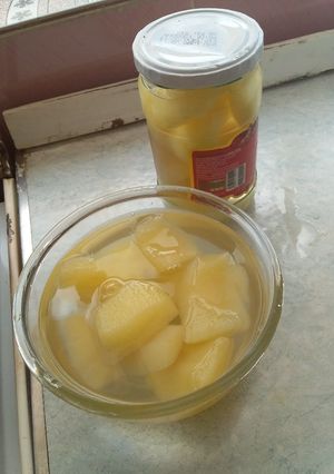 عکسی از دستور کمپوت سیب