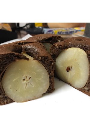 可可西洋梨蛋糕 的食譜成品照片