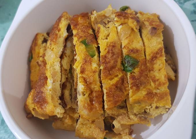 Resep Telur Dadar Daging Cincang Untuk Anak 2 Oleh Dapoer Mama Cindhy Cookpad