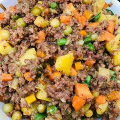 A picture of Meat pie fillings.