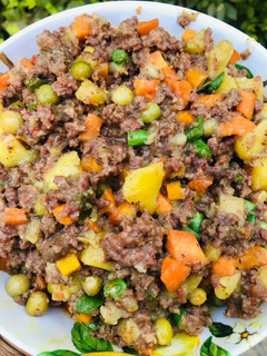 A picture of Meat pie fillings.