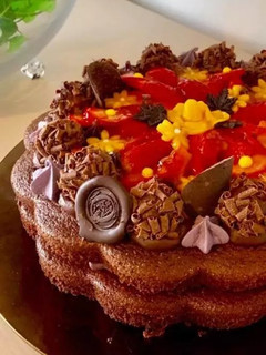 Foto di Naked Cake Fragole e Cioccolato