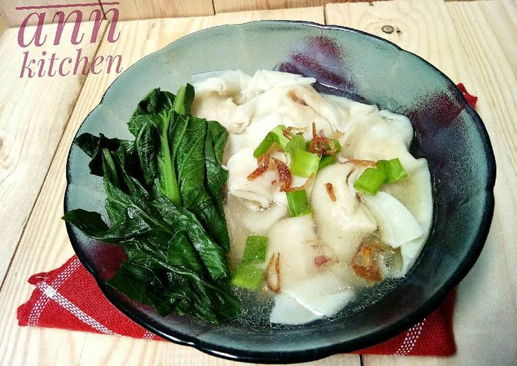 Wonton soup/sup pangsit/pangsit rebus #pr_asianfood