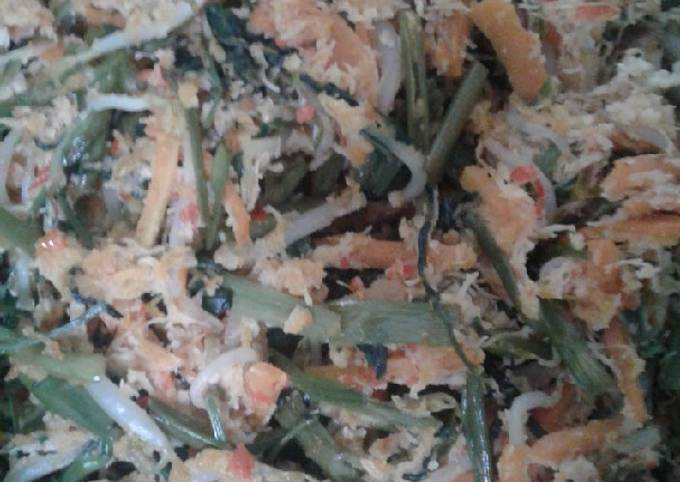 Urap sayur pedas mantul