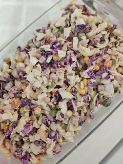 عکسی از دستور سالاد ماکارونی با ذرت