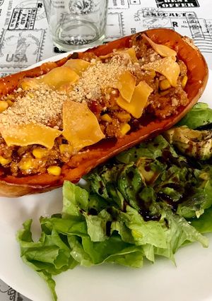Una foto de Calabaza rellena🎃