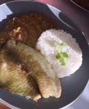 Tilapia frita al ajo