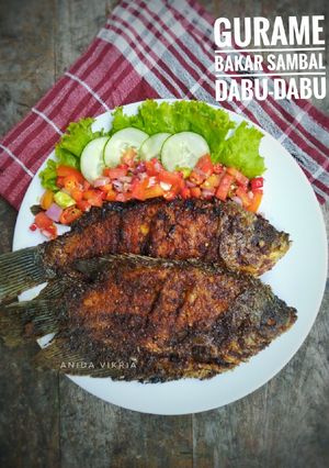 Foto resep Gurame Bakar Sambal Dabu-dabu