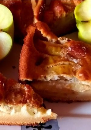 O poză a rețetei Clafoutis cu mere.
