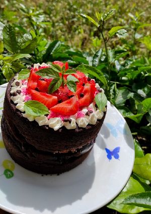 Una foto de Pastel de chocolate