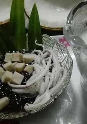 รูปของ ข้าวเหนึยวดำเปียก เผือกมะพร้าวอ่อน#ทำขายรวย