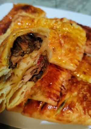 Foto resep Puff Pastry isi Tongkol Asap
