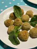 Albóndigas de brócoli 🥦 y queso de cabra (con allioli o mayonesa de jengibre), en AirFryer