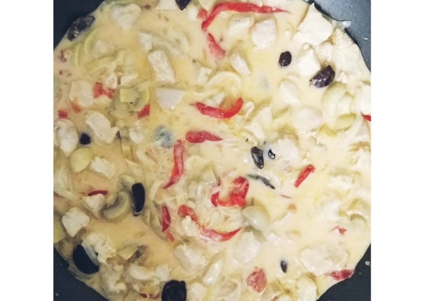 Pollo al champiñón