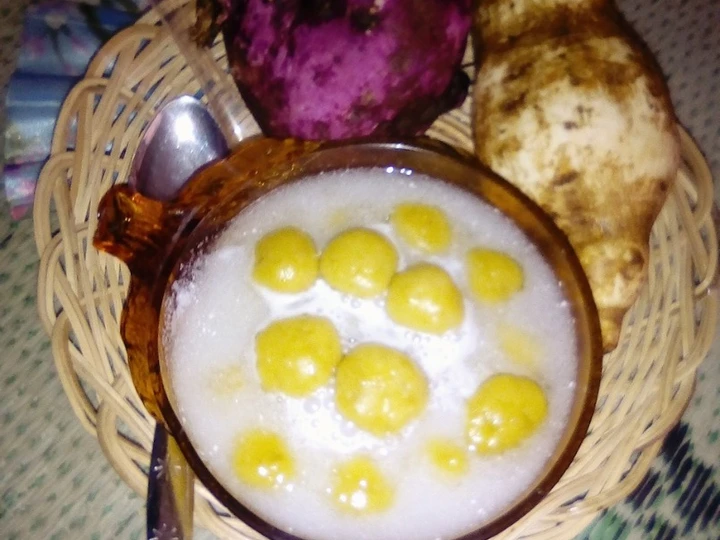 Langkah Mudah untuk Membuat Resep Bubur Candil ubi kuning yang Bisa Manjain Lidah Anti Ribet, Mantap Sekali