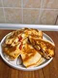 Quesadilla cu pui și legume