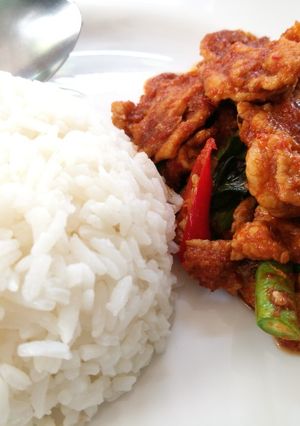 รูปของ ผัดพริกแกงหมูถั่วฝักยาว