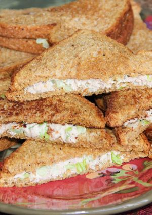 A picture of Perfect Avocado Tuna Sandwiches.