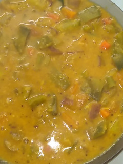 திருவாதிரை பாசிப்பருப்பு துவரம்பருப்பு கூட்டு (Pasiparuppu, thuvaram paruppu koottu recipe in tamil) செய்முறை முக்கிய புகைப்படம்