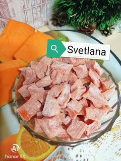 Фото Цукаты из тыквы.