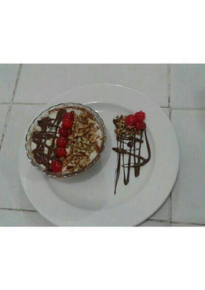 Una foto de Leche tropical con Nutella
