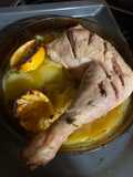 Pierna de pavo al horno con patata panadera