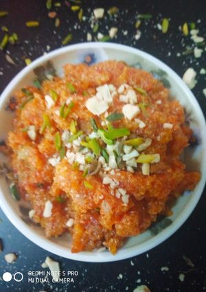 A picture of Carrot halwa.