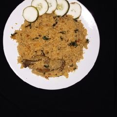 Spicy turmeric jollof couscous A picture of Spicy turmeric jollof couscous.
