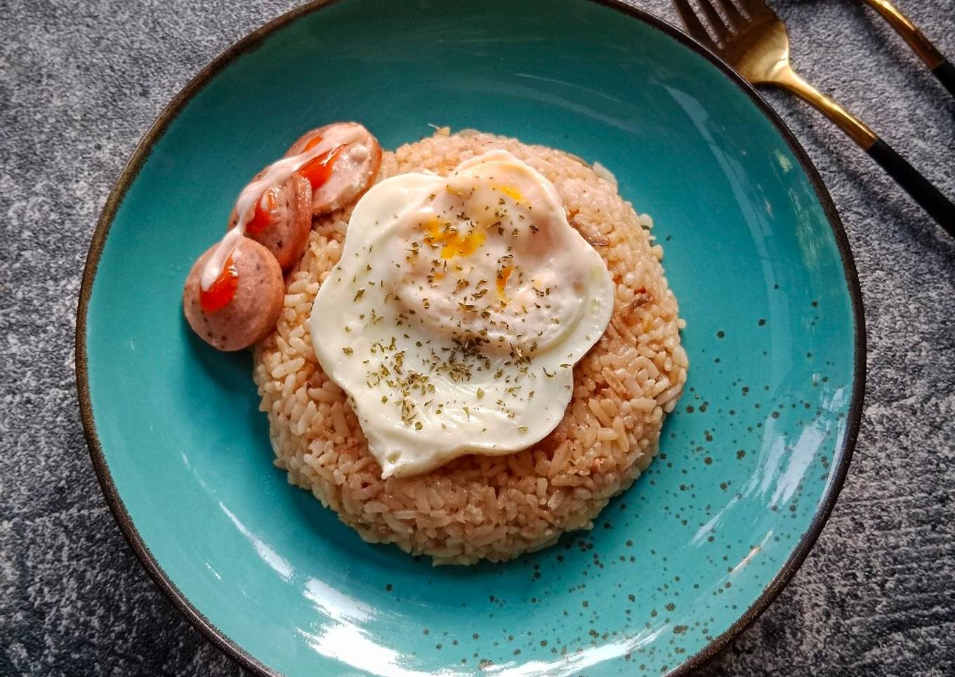 Simple Fried Rice (Nasi sisa semalam)