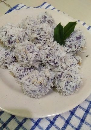 Foto resep Klepon ubi ungu